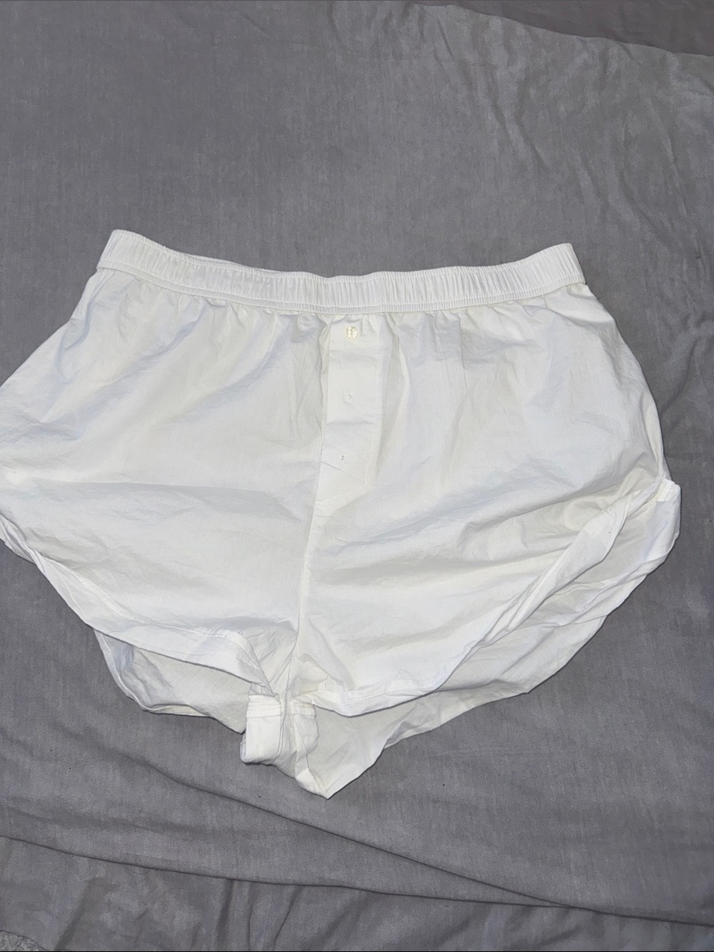 Classic White Cotton Boxer Shorts